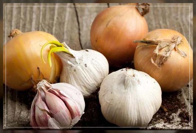 using garlic and onion
