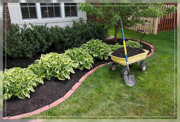 monthly mulching and composting
