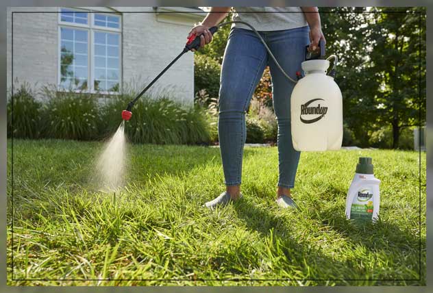 making use of herbicides 