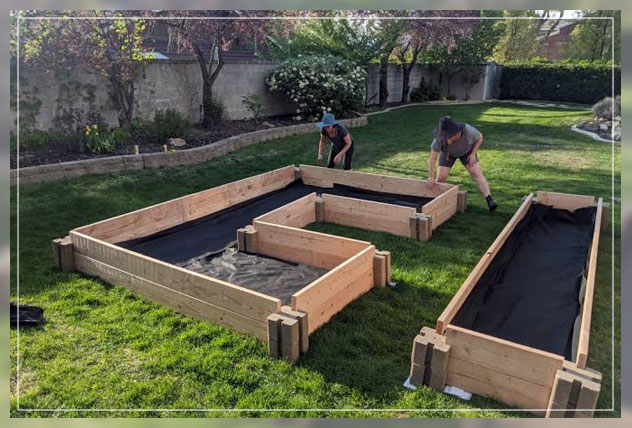 concrete blocks for garden beds 2