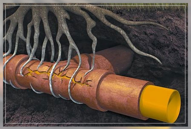 underground pipes growth